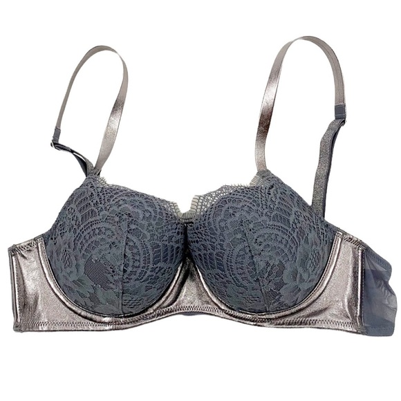 VICTORIA’S SECRET Dream Angels Metallic Lace Bra - Picture 1 of 5